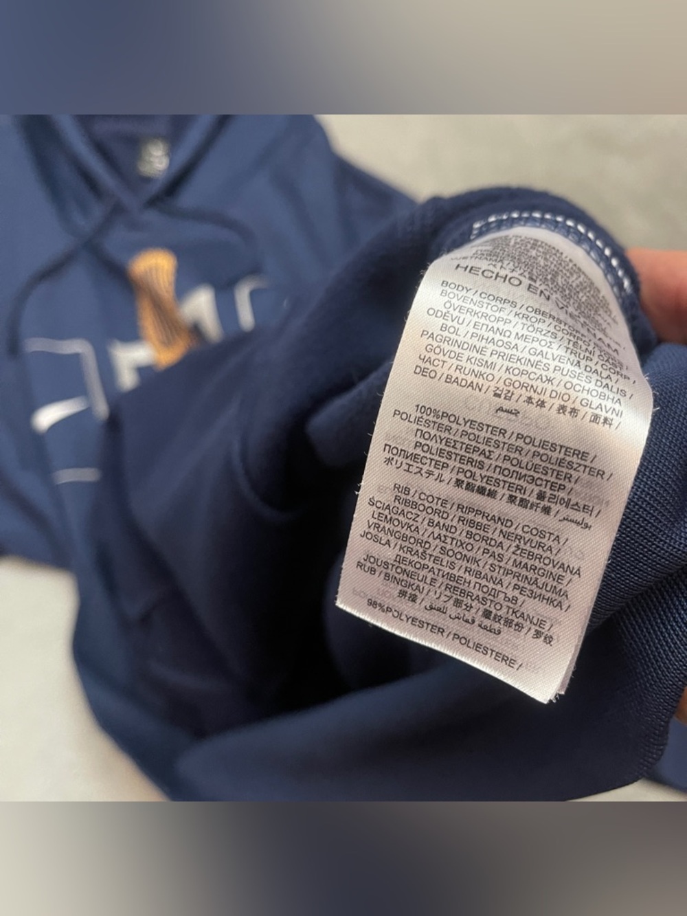 Nike Atlanta Braves 2021 World Series Champions Hoodie Mens XL Navy Dri-FIT - Picture 6 of 9